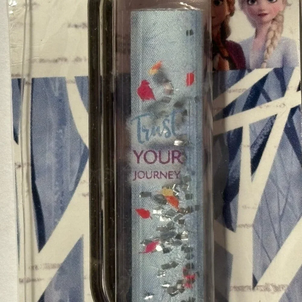 Walt Disney Frozen II 2 Floaty Pen Silver Glitter Moves by Elsa Movie Film